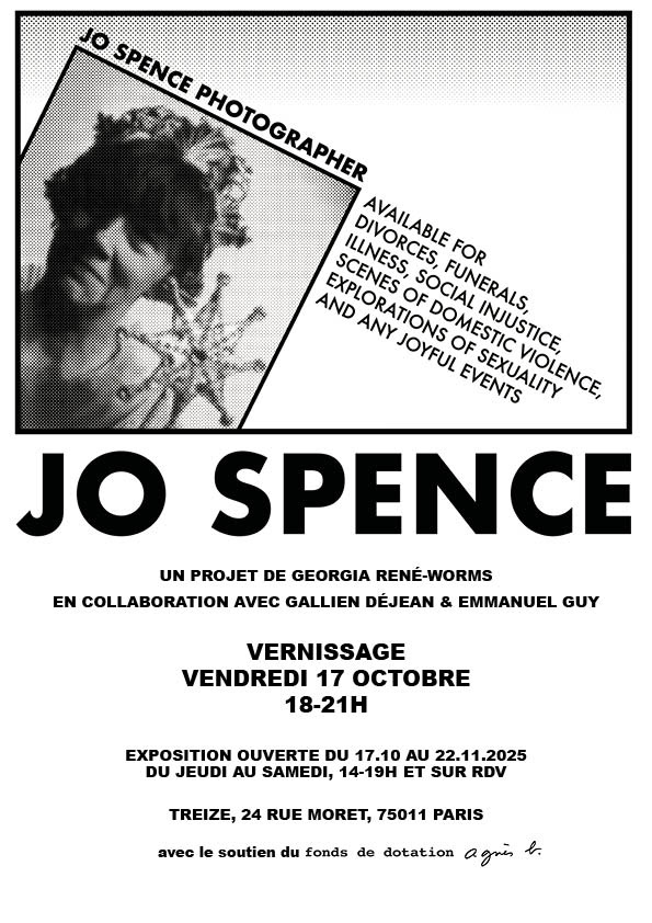 Jo Spence, 17 octobre – 23 novembre 2025 @Treize, Paris